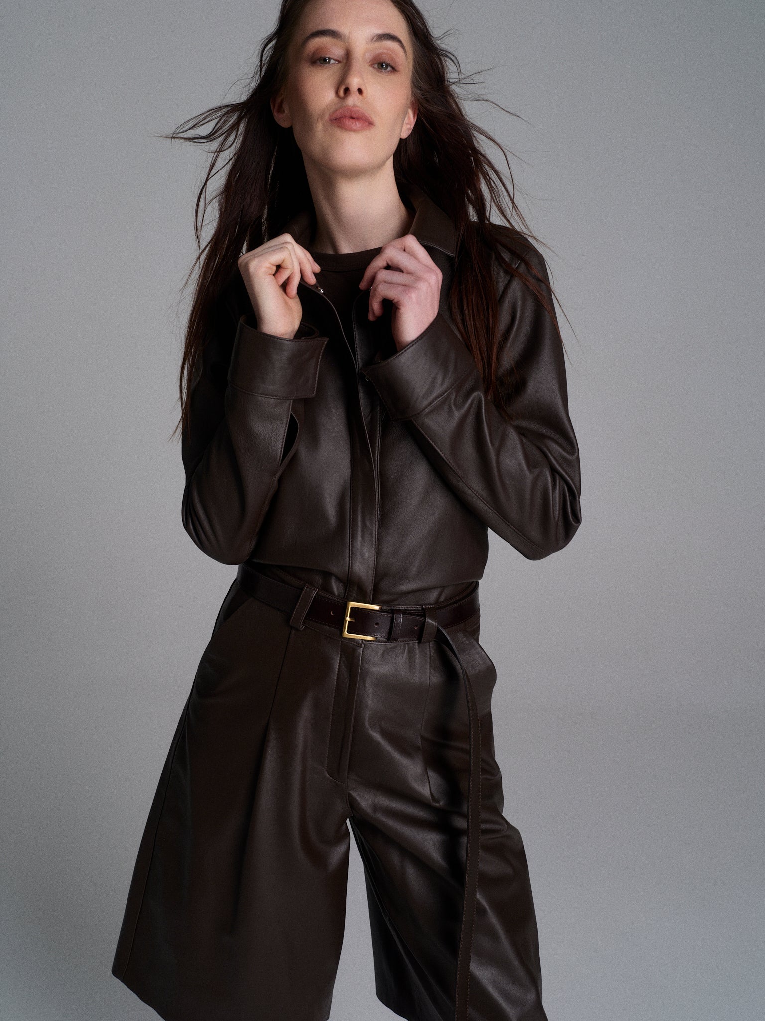 Camisa Helena Chocolate